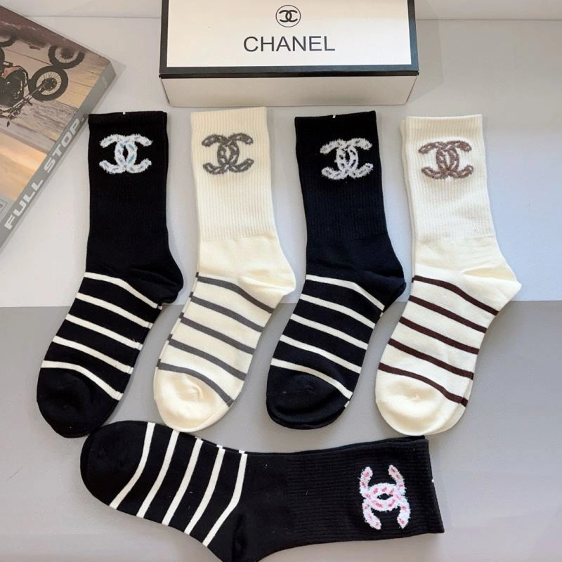 Breathable Chanel Socks 273368