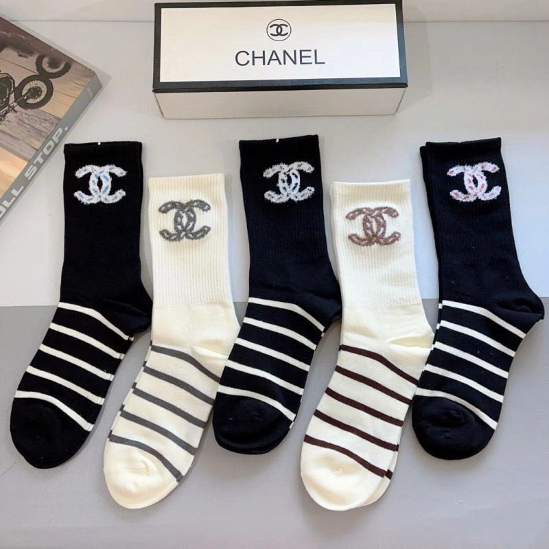 Breathable Chanel Socks 273368