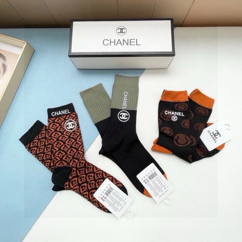 Chanel Socks Breathable 273940