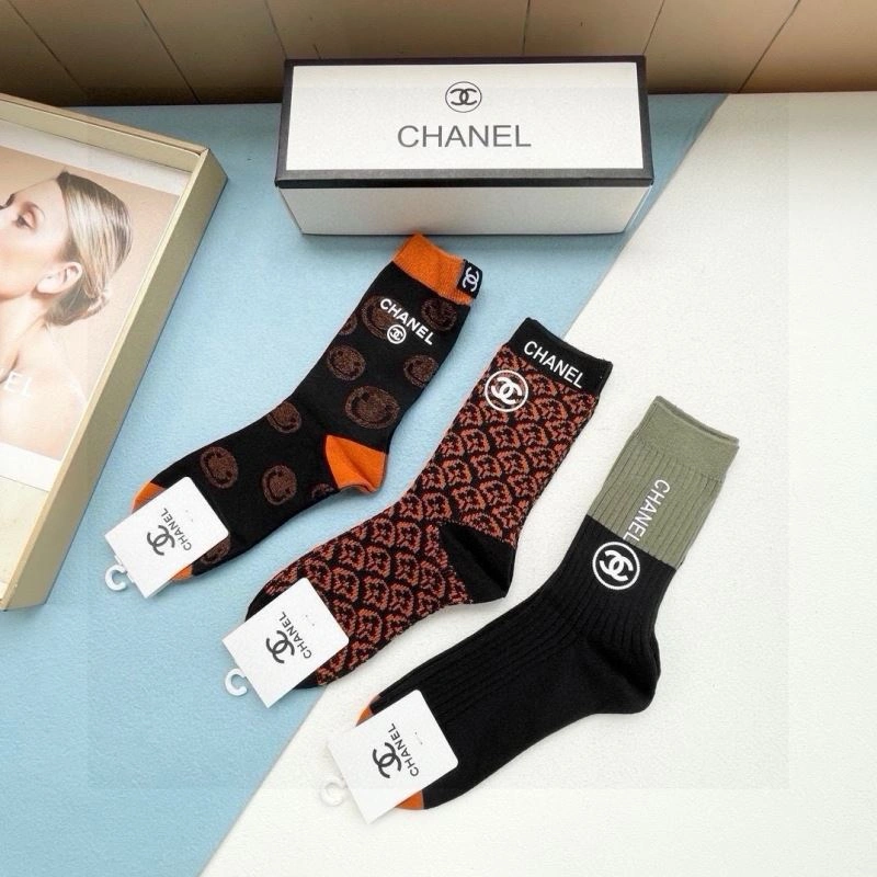 Chanel Socks Breathable 273940