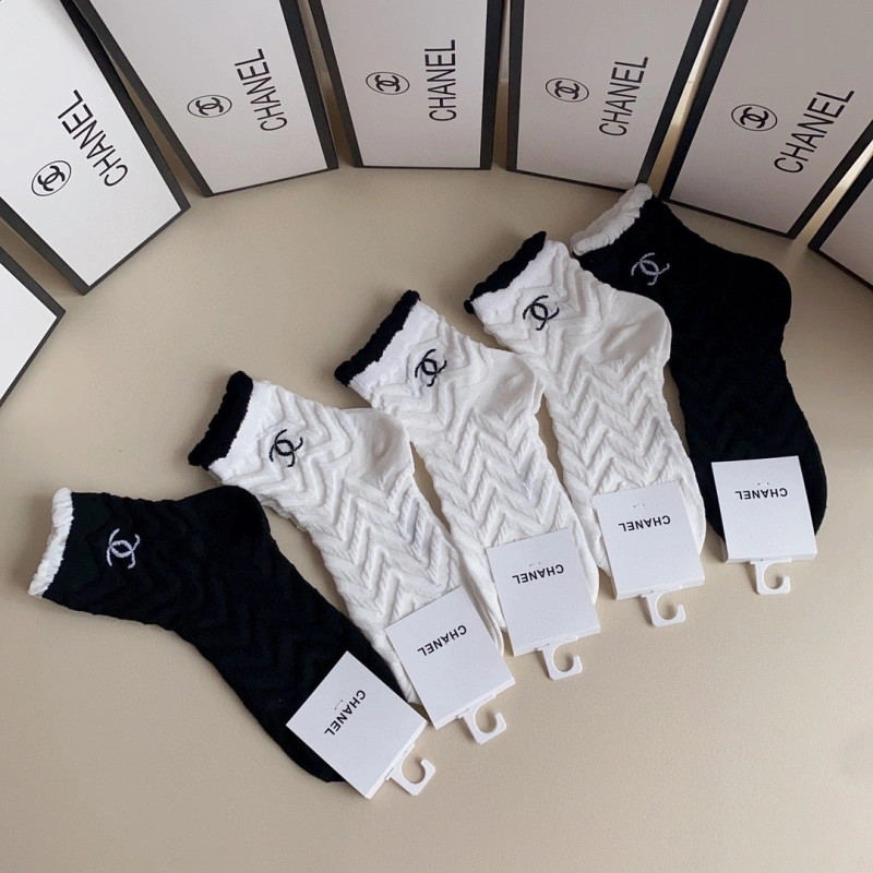Cozy Chanel Socks 274329