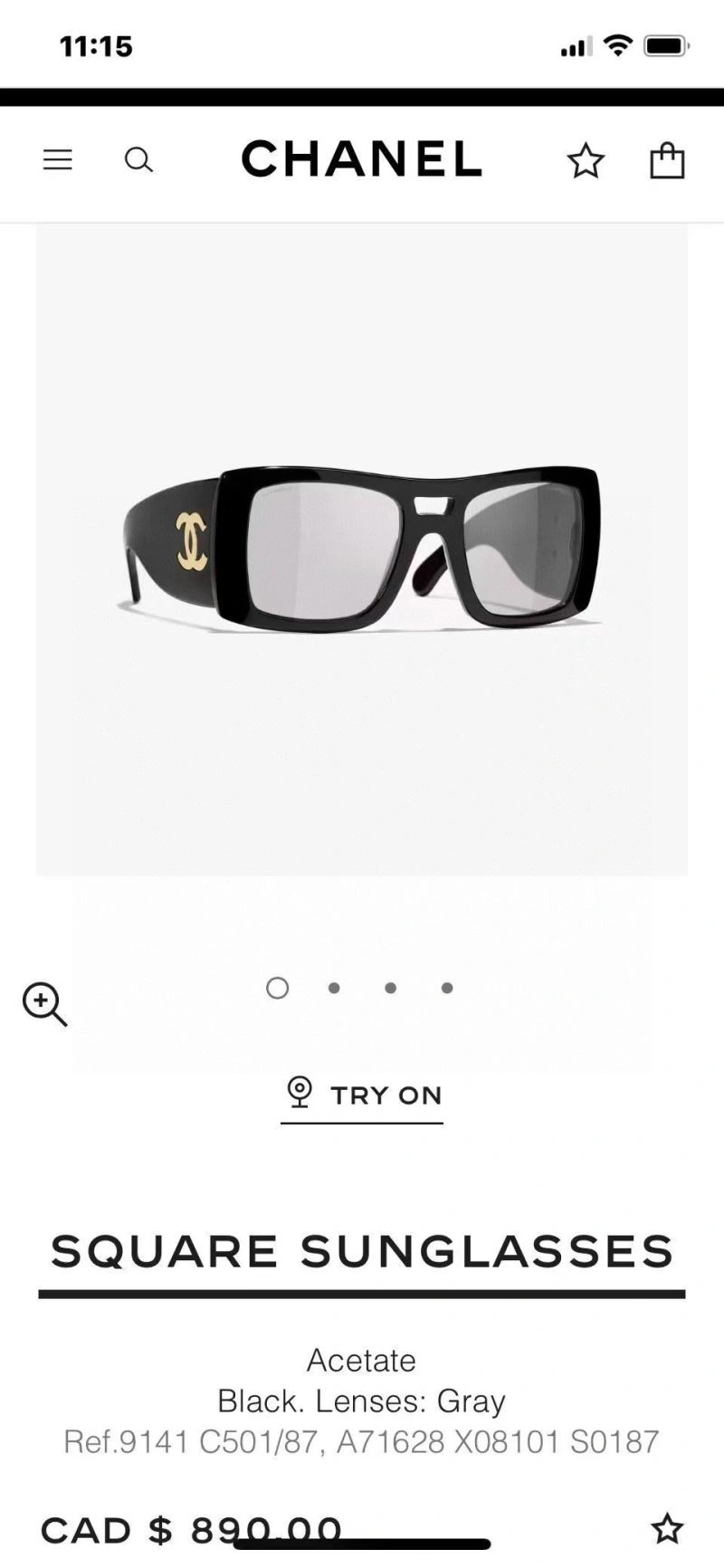 Chanel Sunglasses Sophisticated 278509
