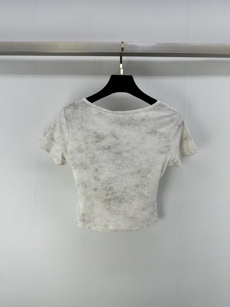 Chanel T-Shirts Stretchable 107872