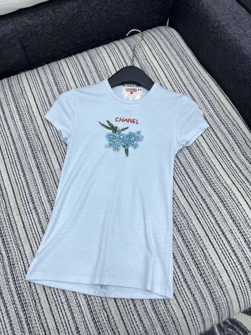 Stretchable Chanel T-Shirts 109658