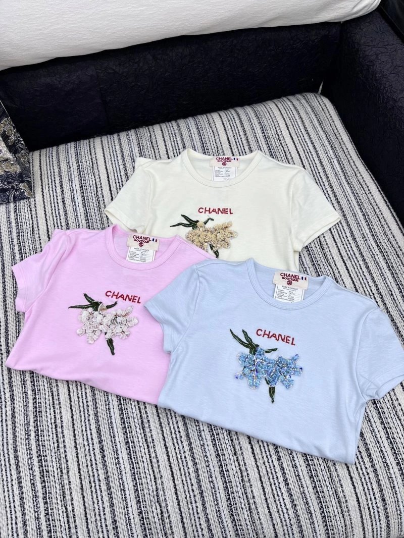 Stretchable Chanel T-Shirts 109658