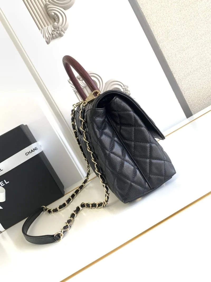 Chanel Top Handle Bags SmoothTexture 53789