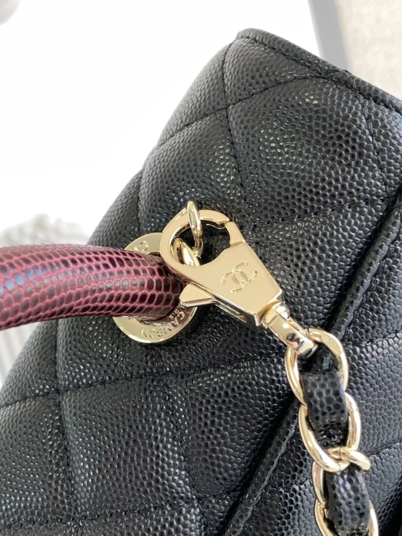 Chanel Top Handle Bags SmoothTexture 53789