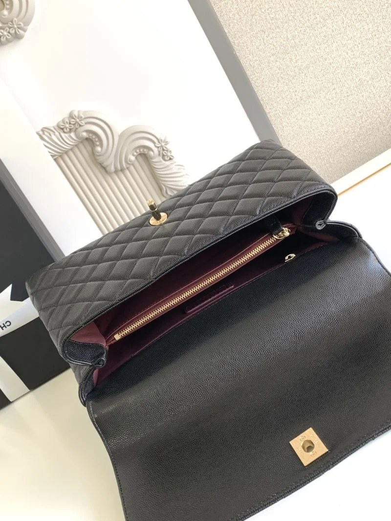 Chanel Top Handle Bags SmoothTexture 53789