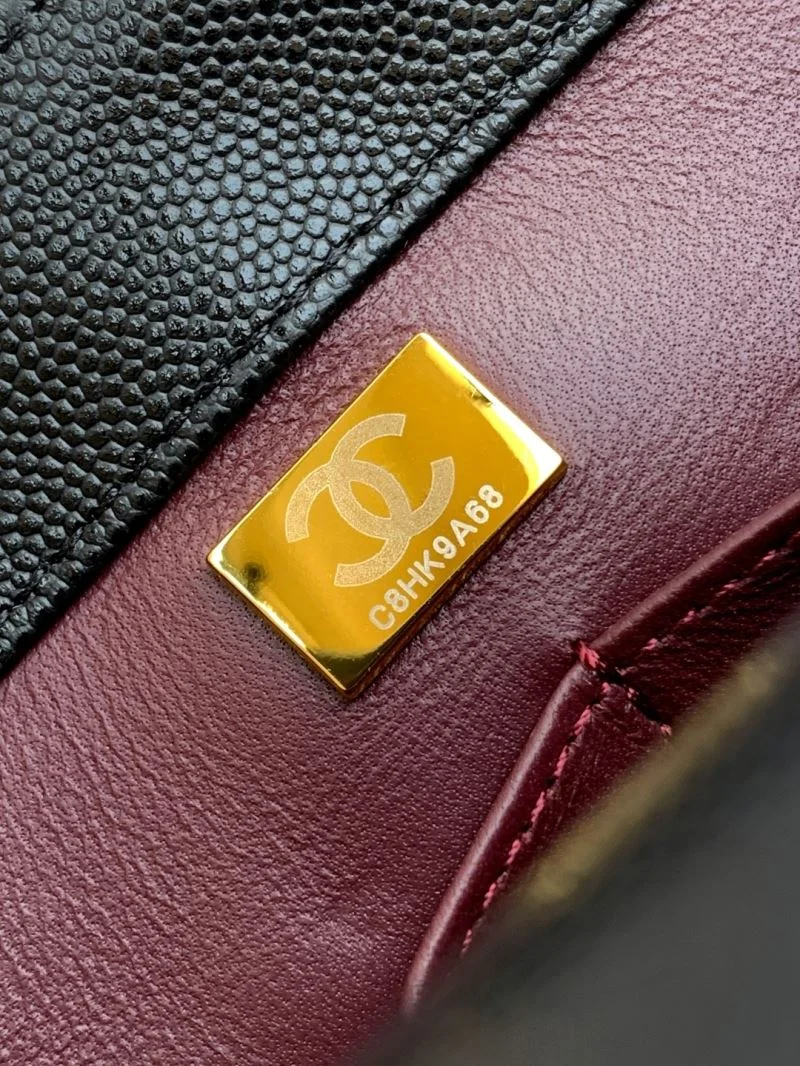 Chanel Top Handle Bags SmoothTexture 53789