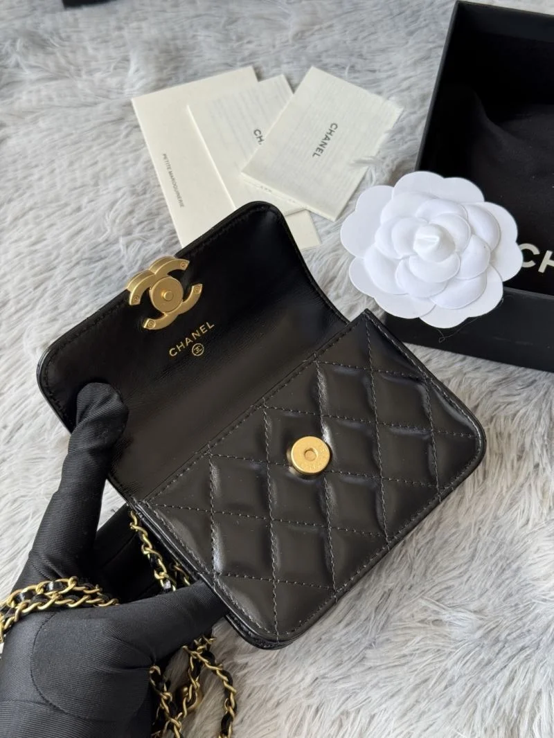 Chanel Waist Chest Packs Stretchable 37581