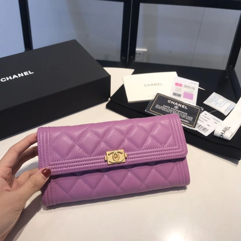 Bright Chanel Wallet Purse 68937