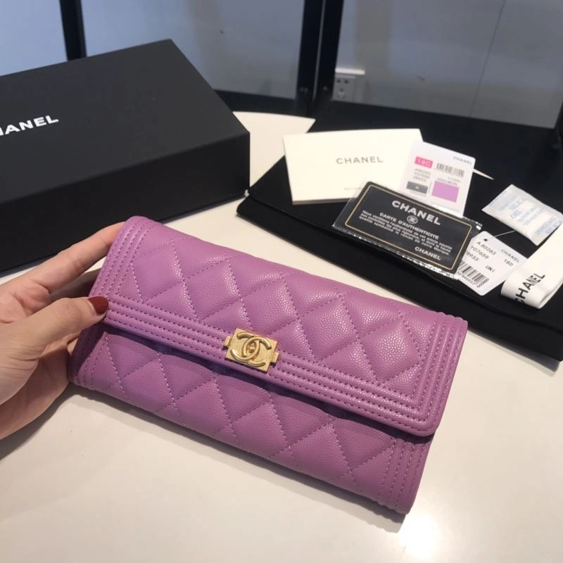 Bright Chanel Wallet Purse 68937