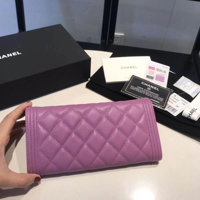 Bright Chanel Wallet Purse 68937