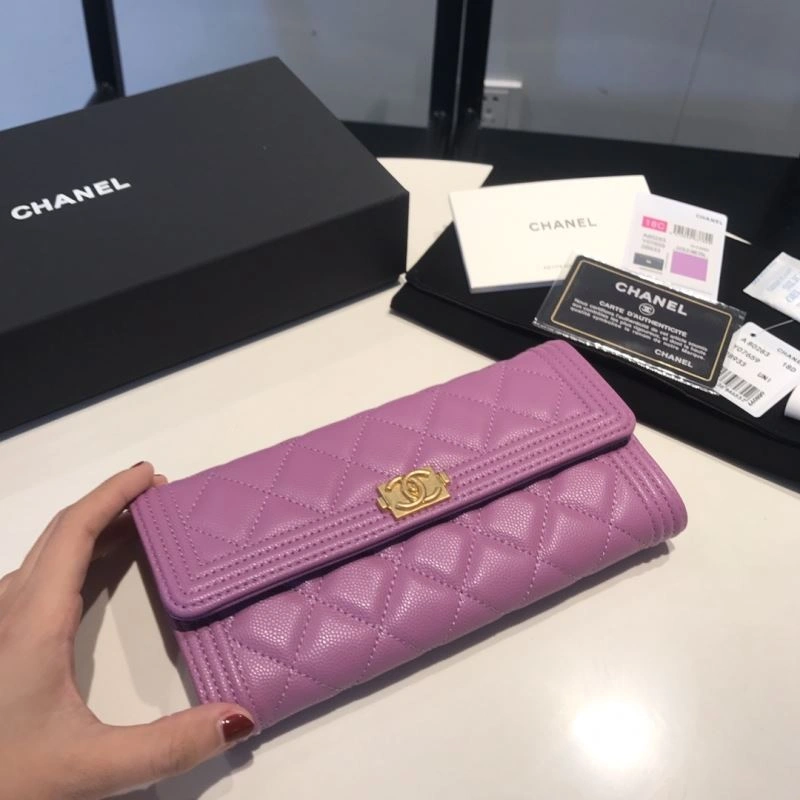 Bright Chanel Wallet Purse 68937