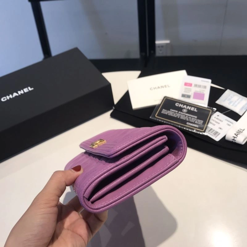 Bright Chanel Wallet Purse 68937