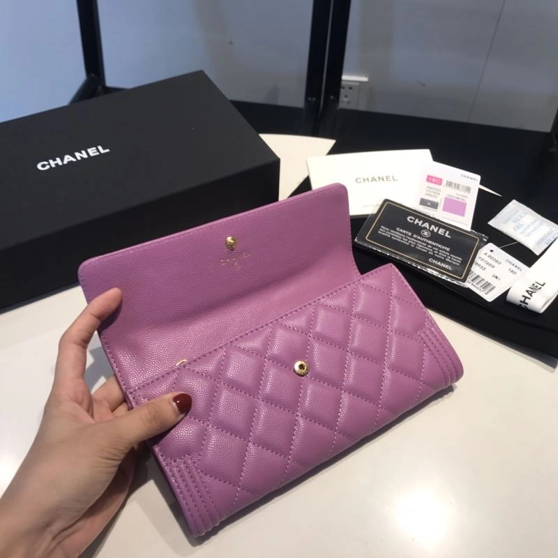 Bright Chanel Wallet Purse 68937