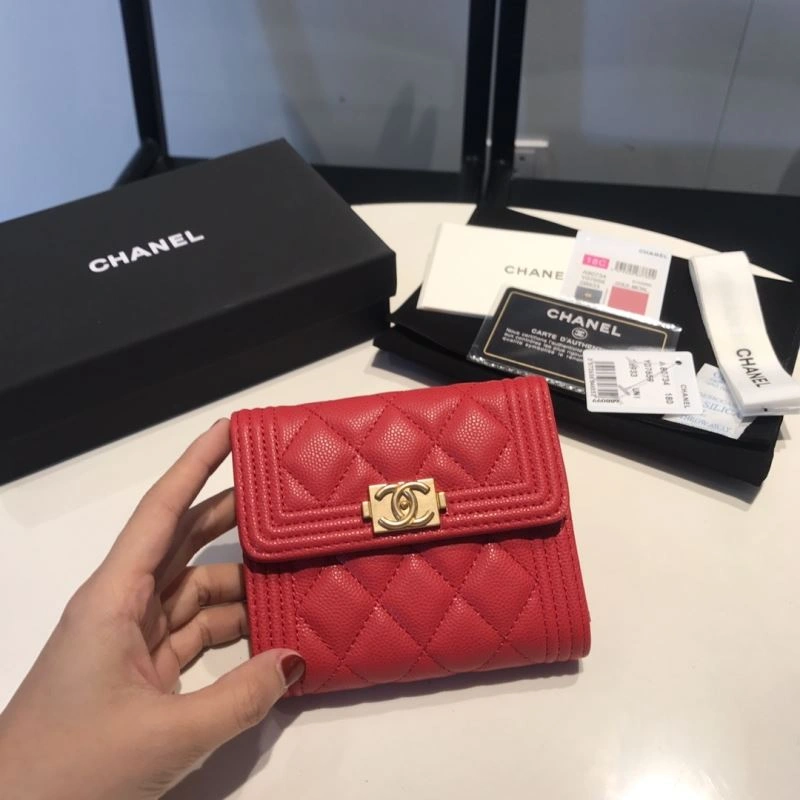 Bright Chanel Wallet Purse 68917