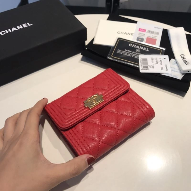 Bright Chanel Wallet Purse 68917