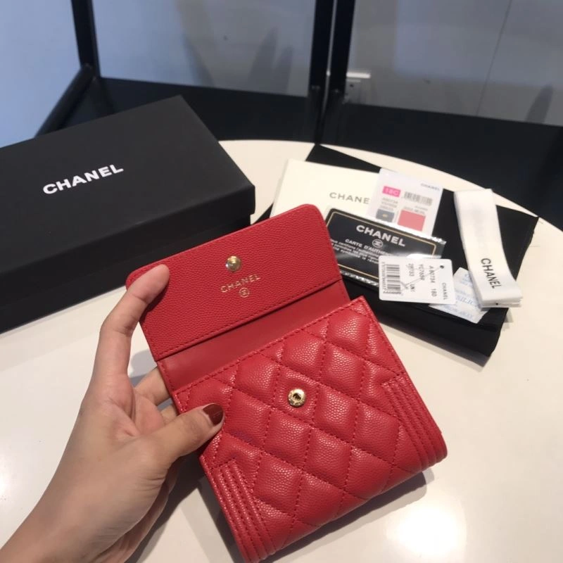 Bright Chanel Wallet Purse 68917