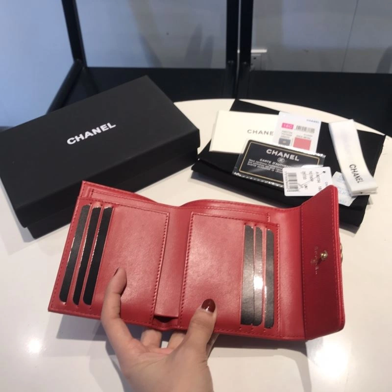Bright Chanel Wallet Purse 68917