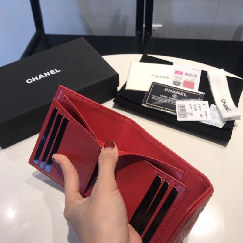 Bright Chanel Wallet Purse 68917