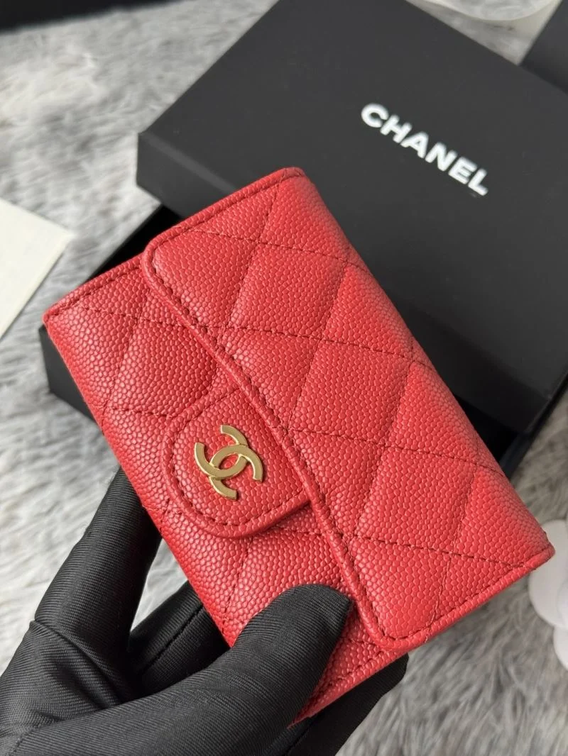 Compact Chanel Wallets Purse 52291