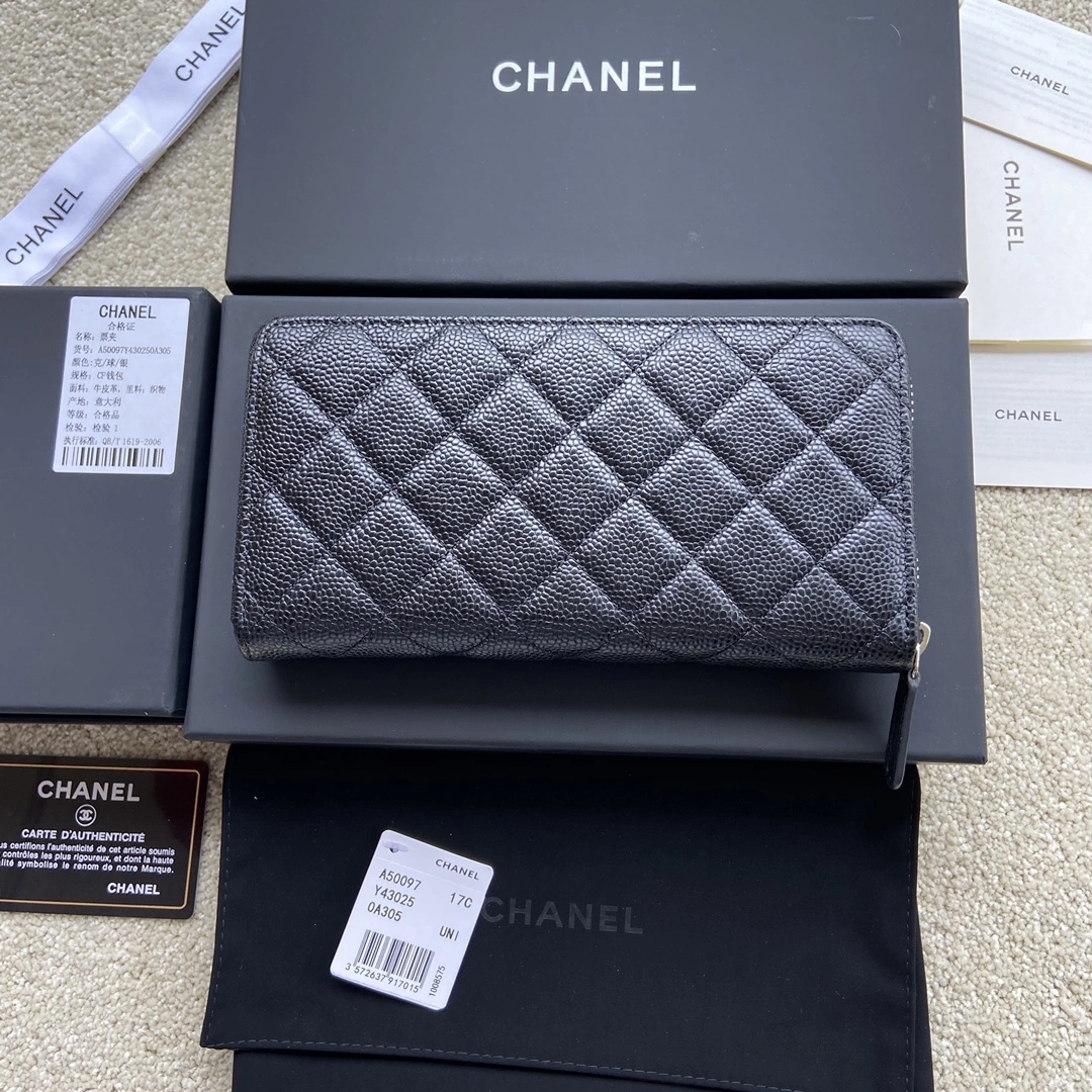 Chanel Wallets Purse ZipUp 56501