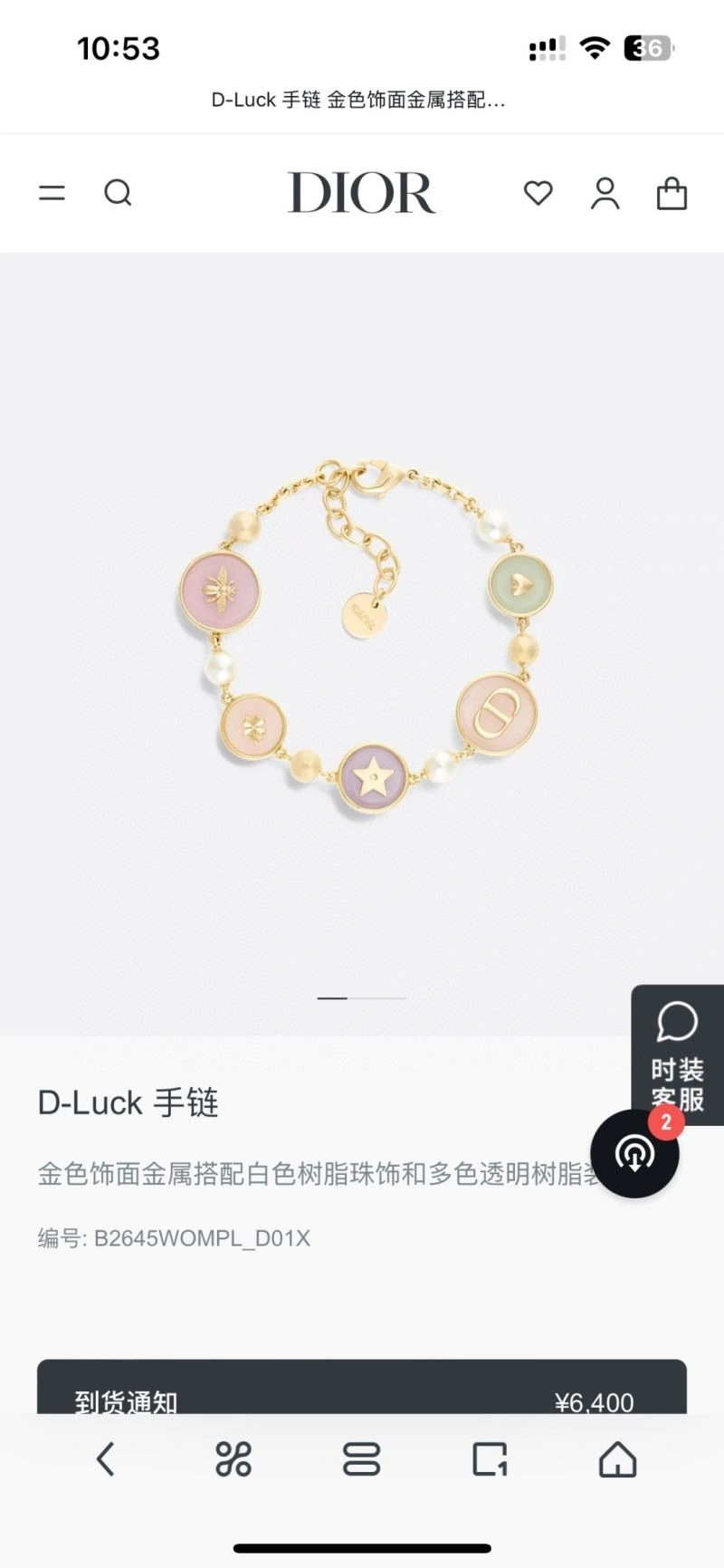 Christian Dior Bracelets FlexibleFit 233691