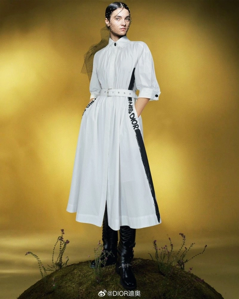 Christian Dior Dress Colorful 113409