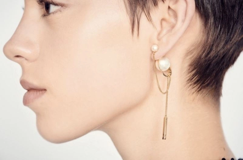 Christian Dior Earrings Neat 235824