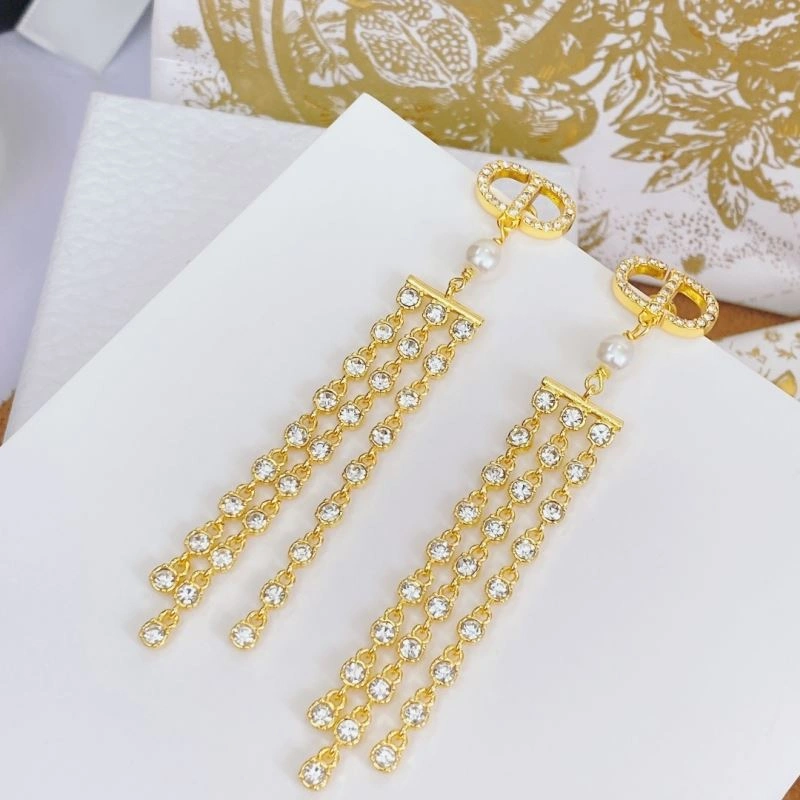 Christian Dior Earrings Stretchable 235616