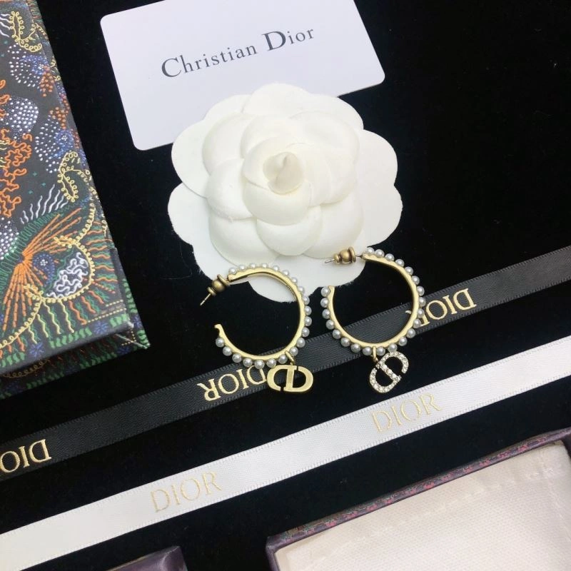 Christian Dior Earrings SmoothTexture 234490
