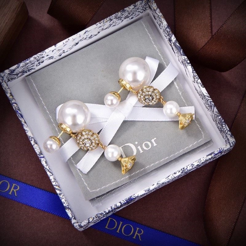 SmoothTexture Christian Dior Earrings 233193