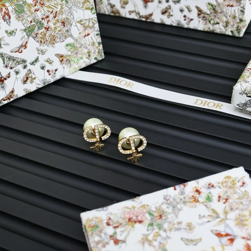 Christian Dior Earrings Compact 232868