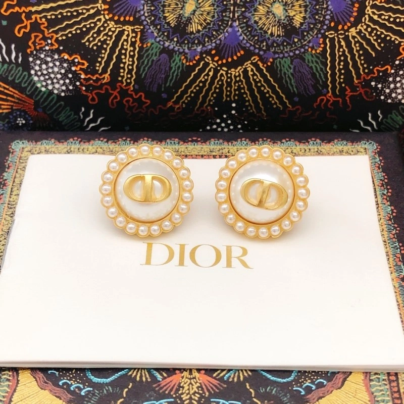 SmoothTexture Christian Dior Earrings 232724