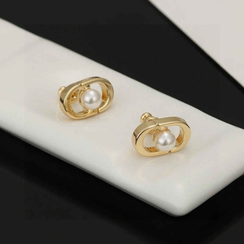 Christian Dior Earrings Compact 232736