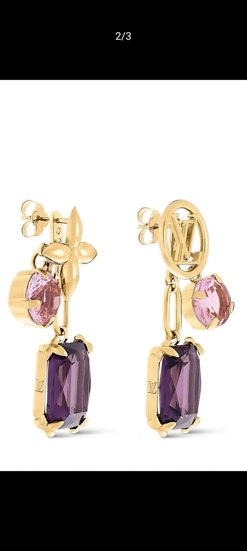 Compact Christian Dior Earrings 232599
