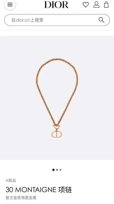 RelaxedFit Christian Dior Necklaces 233024