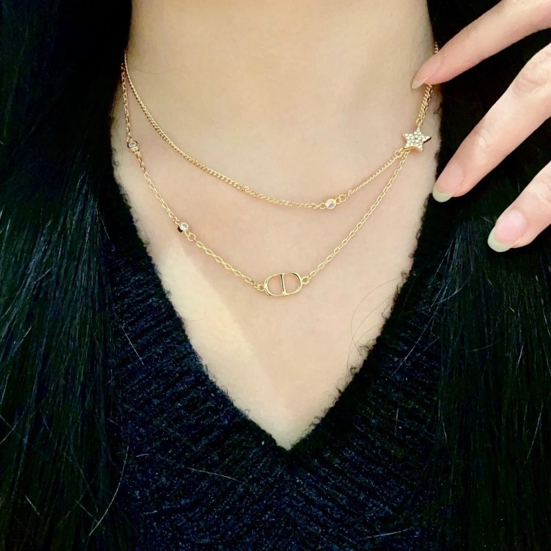 Casual Christian Dior Necklaces 232942