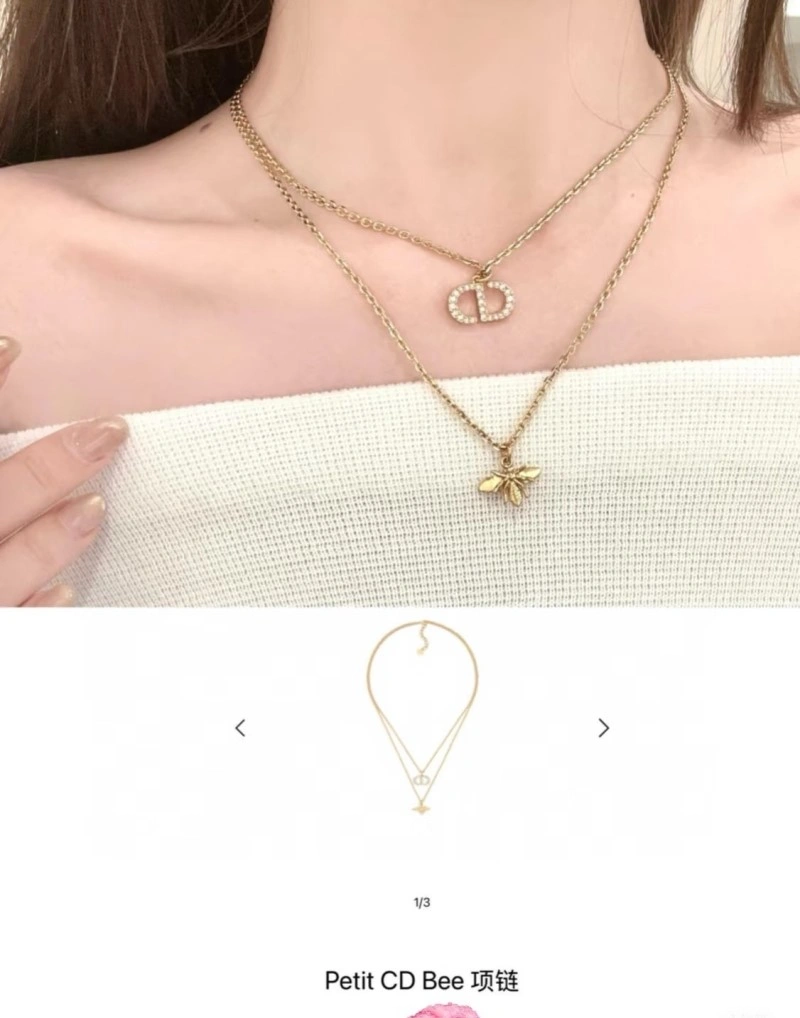 Elegant Christian Dior Necklaces 232582