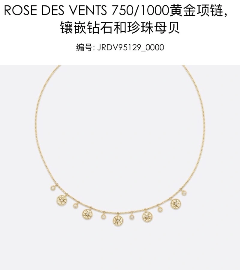 TechFriendly Christian Dior Necklaces 232514