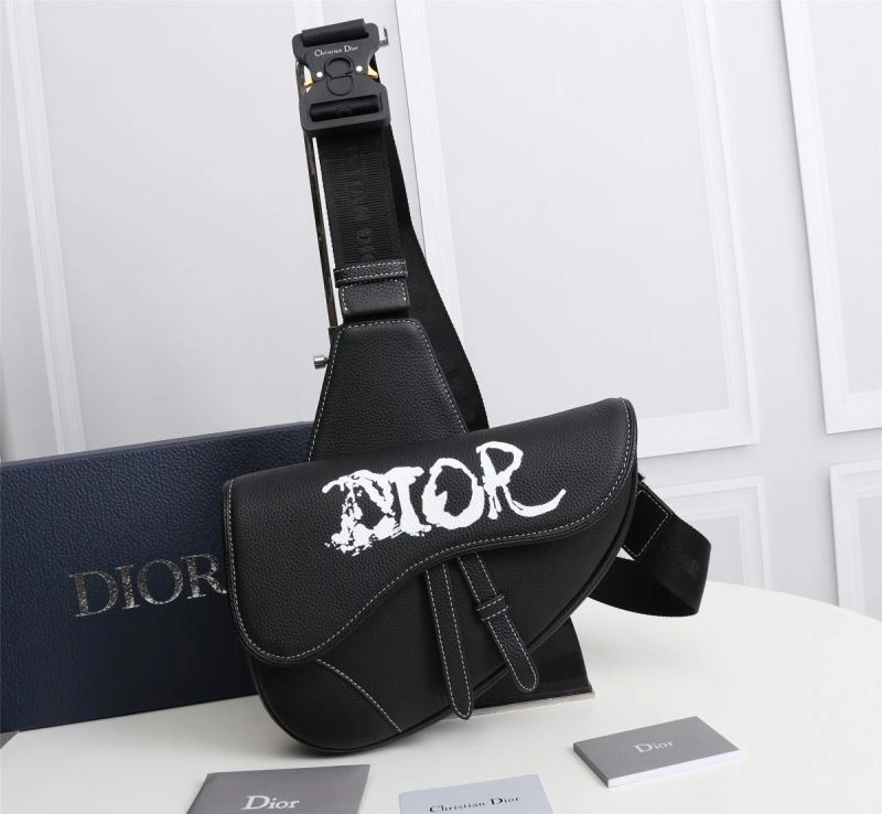 Refined Christian Dior Saddle Bags 74258