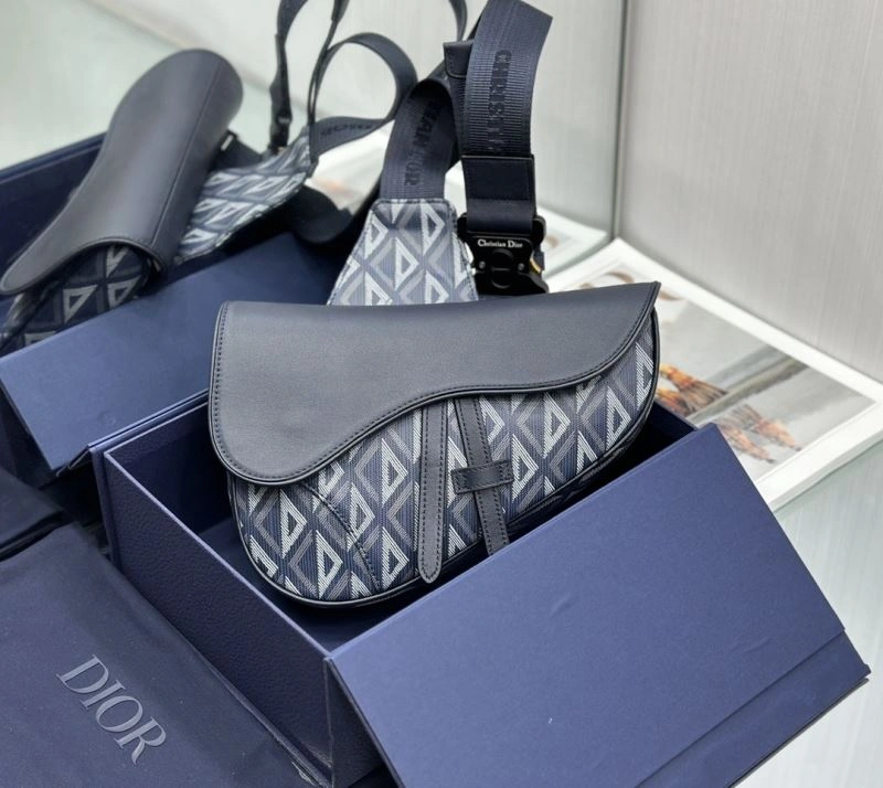 Lightweight Christian Dior Saddle Bags 74257