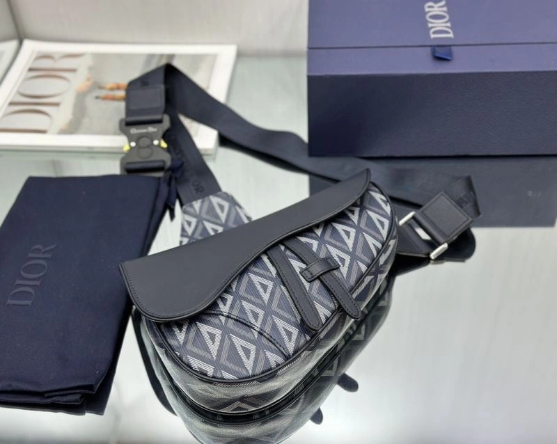 Lightweight Christian Dior Saddle Bags 74257