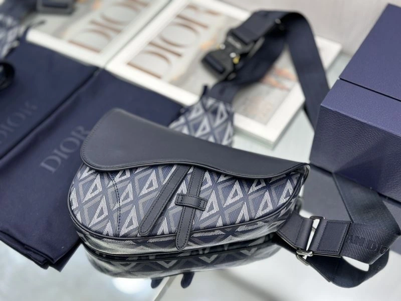 Lightweight Christian Dior Saddle Bags 74257