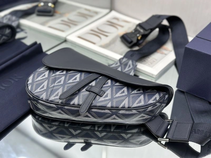 Lightweight Christian Dior Saddle Bags 74257