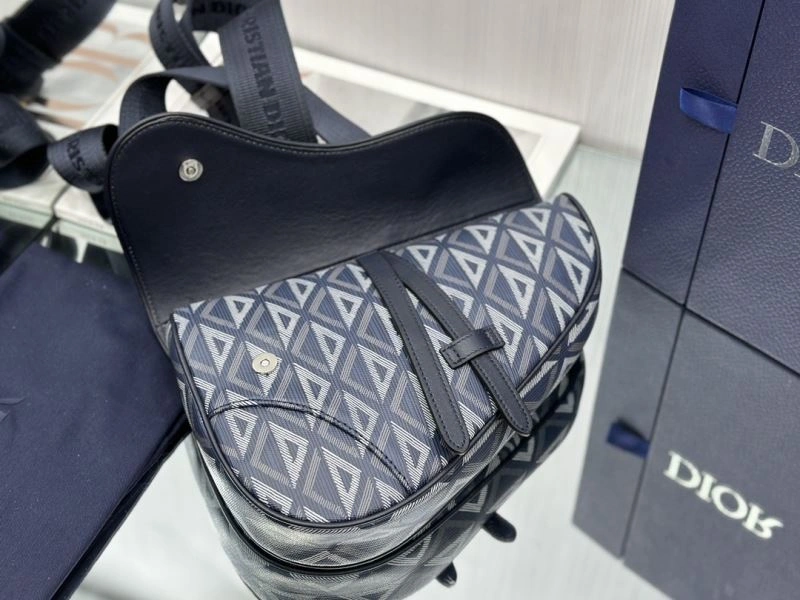 Lightweight Christian Dior Saddle Bags 74257