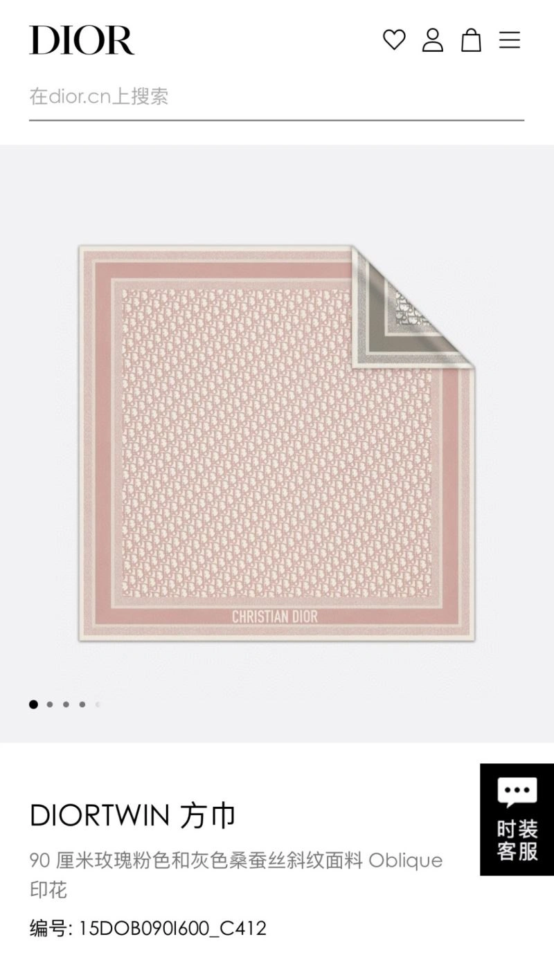 Christian Dior Scarf OdorResistant 271825