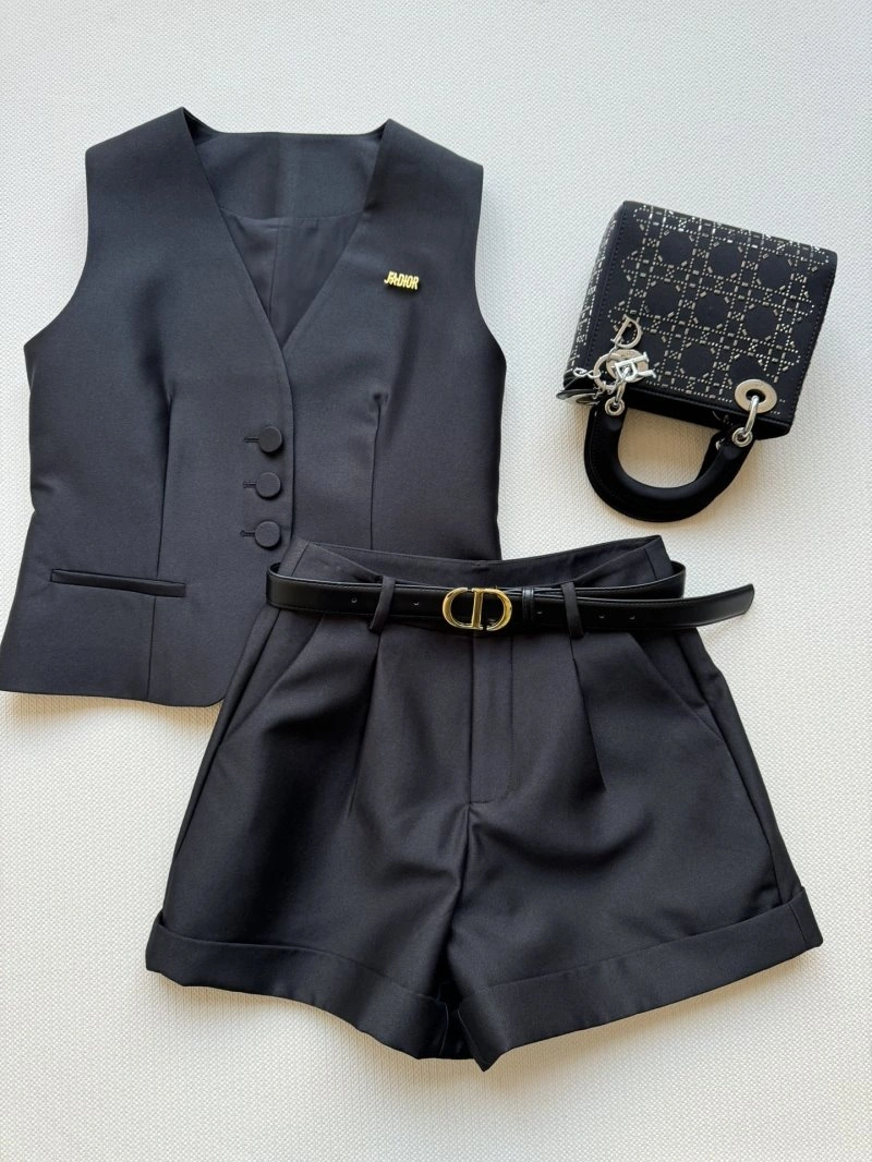 Compact Christian Dior Short Suits 111986