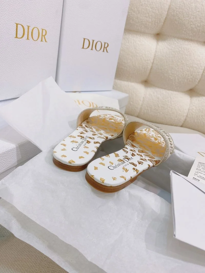 Christian Dior Slippers SmoothTexture 21875